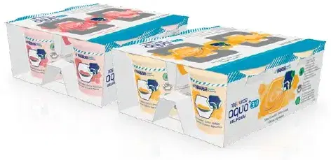 Nestle Resource Aqua 3n1 Gusto Pesca 4 Pezzi da 125 g