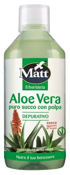 Matt Erbe Aloe Vera Pura Succo 500 ml