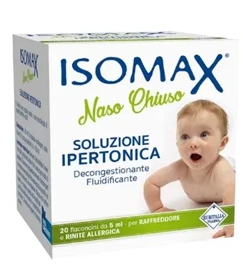 Isomax Naso Chiuso Soluzione Ipertonica 20 Flaconcini da 5 ml