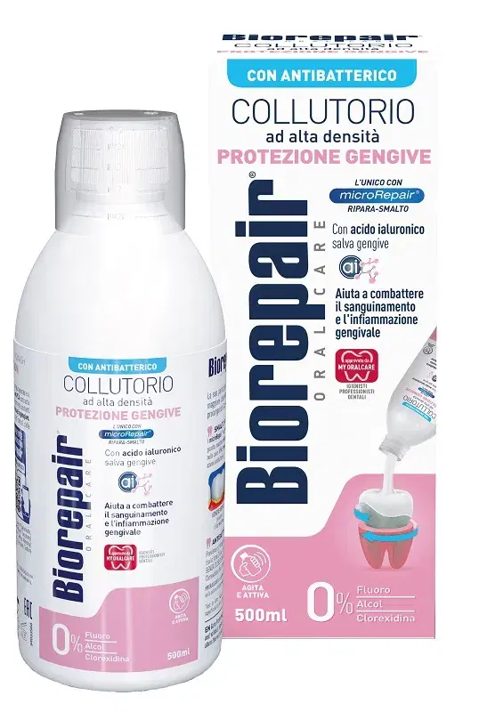 Biorepair Collutorio Protezione Gengive ad Alta Intensità 500 ml