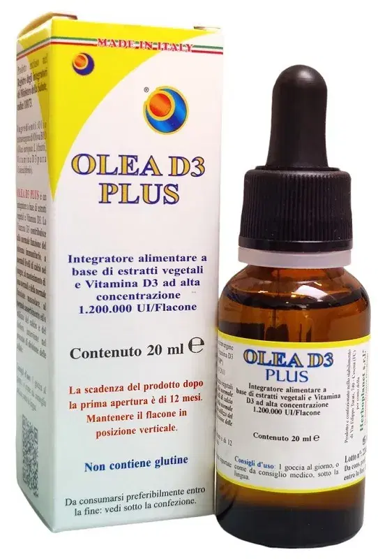 Olea D3 Plus Gocce Integratore per il Sistema Immunitario 20 ml