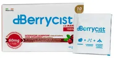 DBerryCist Integratore per Benessere delle Vie Urinarie 10 Bustine