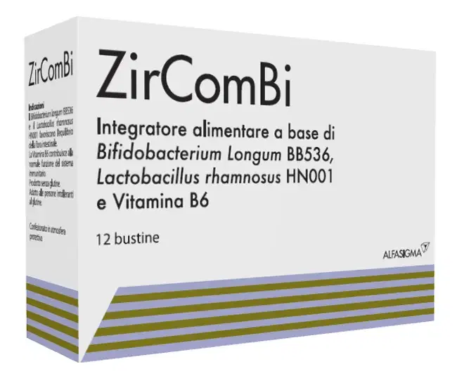 Zircombi Integratore Alimentare Equilibrio Flora Intestinale 12 Bustine 1,5 g