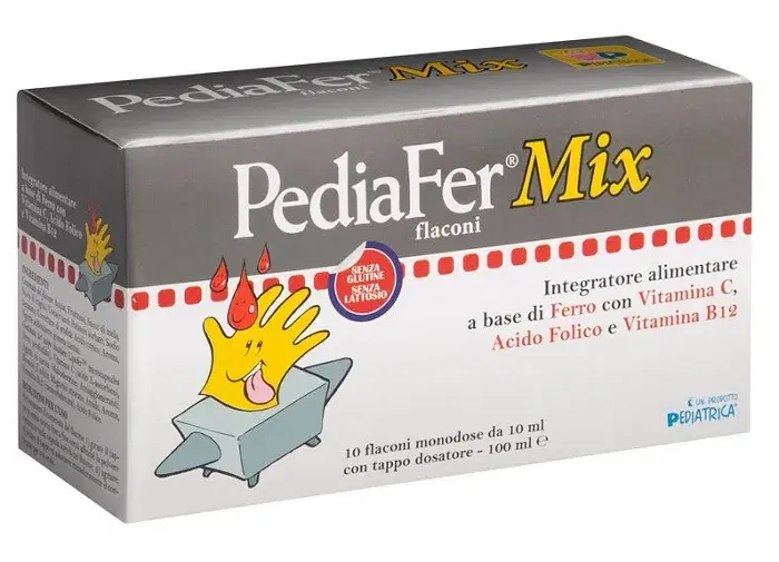 Pediafer Mix 10 Flaconi Monodose