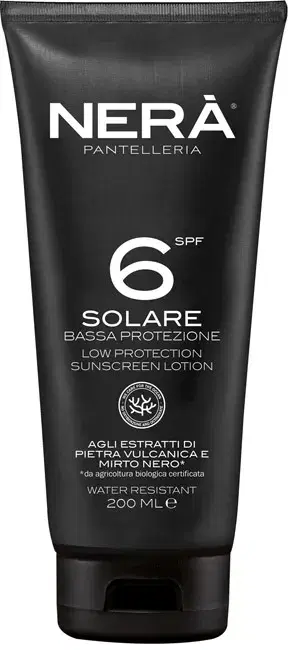 Nera  Crema Solare SPF 6 Protezione Bassa 150ml