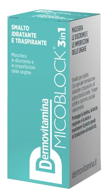 Dermovitamina Micoblock 3 In 1 Smalto Turchese 5 ml