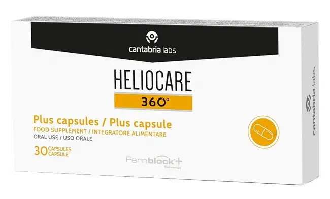Heliocare Capsule 360 Plus Integratore Fotoprotettore da 30 Capsule Vegane