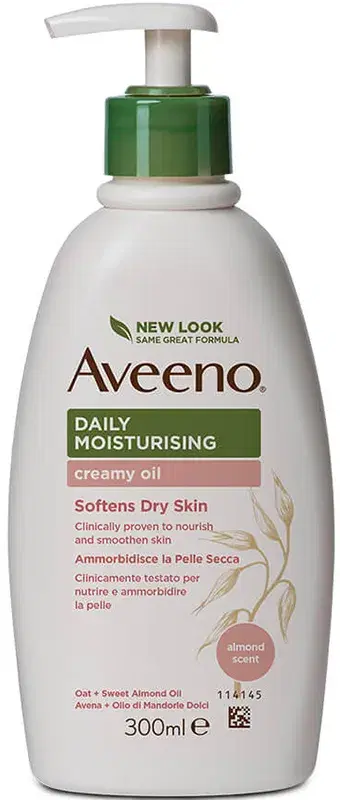 Aveeno Daily Moisturising Crema Olio Idratante Corpo per Pelle Secca 300 ml