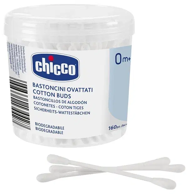 Chicco Bastoncini Cotonati 0Mesi+ 160 Pezzi