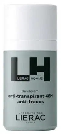 Lierac Homme Deodorante 48h Traspirante e Anti-Macchia 50 ml