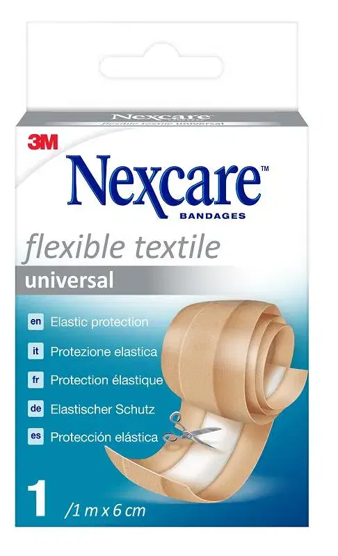 3M Nexcare Universal Flexible Textile Plaster 1m x 6cm 1 Pezzo