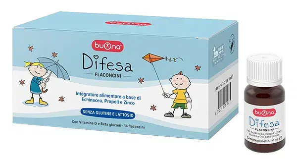 Buona Difesa Integratore per Bambini per le Difese Immunitarie 14 flaconcini