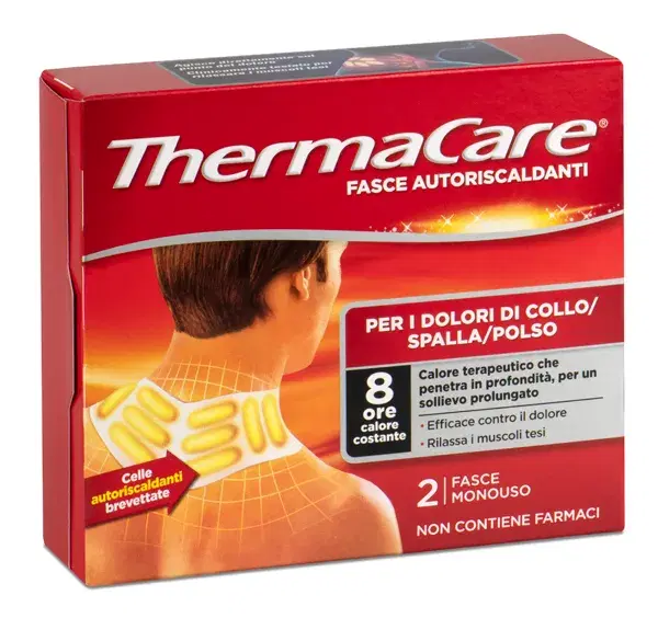 Thermacare Fasce Autoriscaldanti A Calore Terapeutico Collo/spalla/polso 2 Pezzi