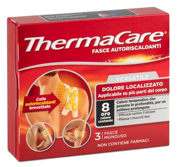 ThermaCare Fasce Autoriscaldanti Versatile Dolore Localizzato 3 Pezzi