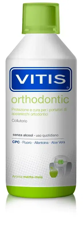 Dentaid Vitis Orthodontic Collutorio per Apparecchi Ortodontici 500 ml