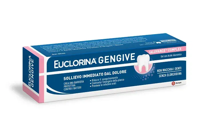 Euclorina Gel per Gengive per Sollievo da Irritazioni 30 ml