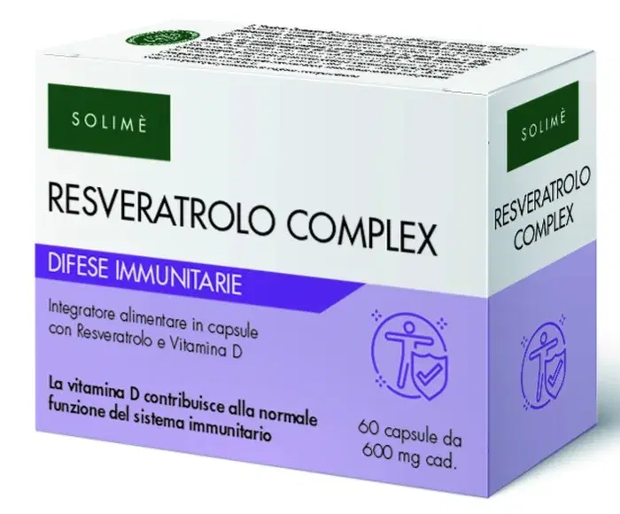 Resveratrolo Complex Integratore Antiossidante 60 capsule