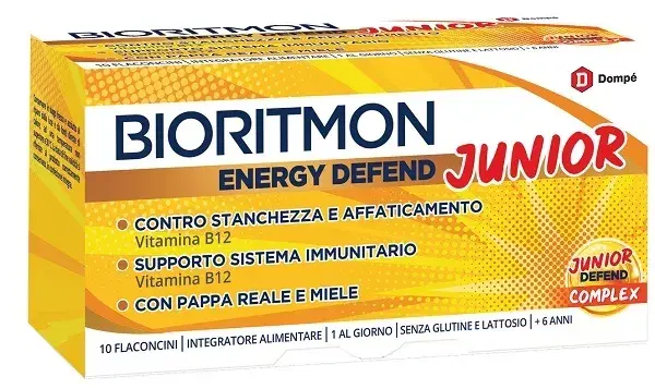 Bioritmon Energy Defend Junior Integratore Alimentare 10 Flaconcini 10ml