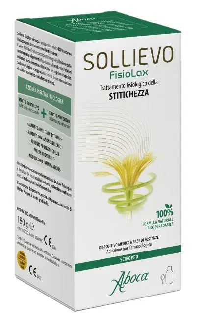 Aboca Sollievo Fisiolax Sciroppo per la Stitichezza 180 G
