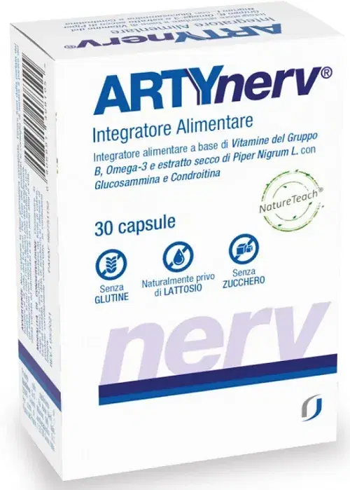 Arty Nerv Integratore Per Il Benessere Del Sistema Nervoso 30 Capsule Gel