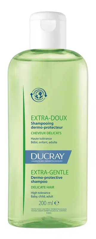 Ducray Extra Doux Shampoo Dermo-protettivo per Capelli Normali e Delicati 200 ml