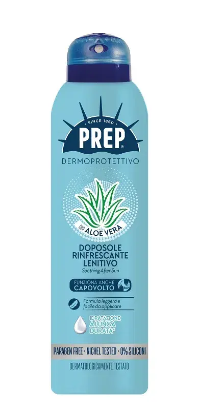 Prep Spray Doposole Idratante allAloe, Flacone da 150 ml