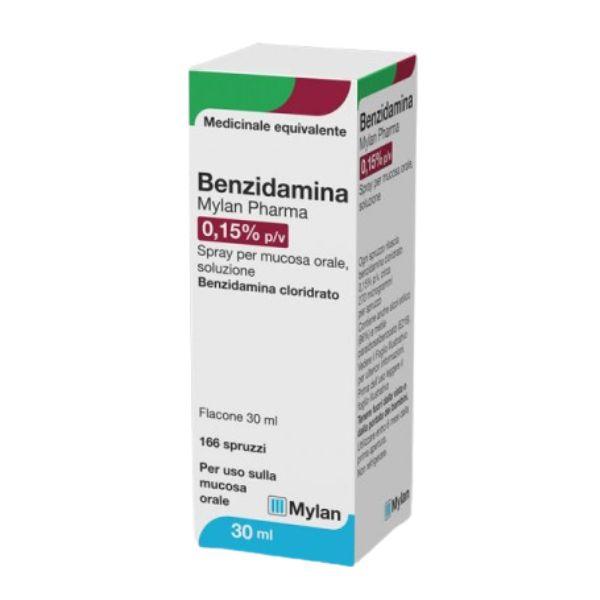 Mylan Benzidamina Myl*spray 1,5mg/ml