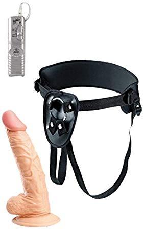 Dildo Vibrante con Cintura 16 cm