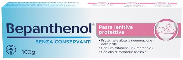 Bepanthenol Pasta Lenitiva Protettiva con Pantenolo Senza Cortisone per Irritazione Pannolino 100gr