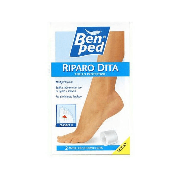 Benped Riparo Dita Anello Protettivo Misura Media 2 Pezzi
