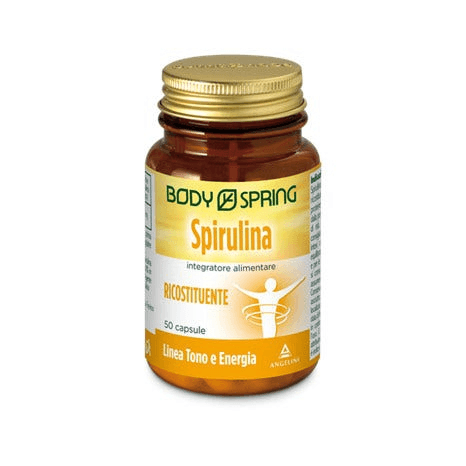 Body Spring Spirulina Integratore Ricostituente 50 Capsule