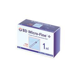 Corman Siringa Per Insulina Becton Dickinson 1 Ml 100 Ui Ago 29 Gauge 30 Pezzi