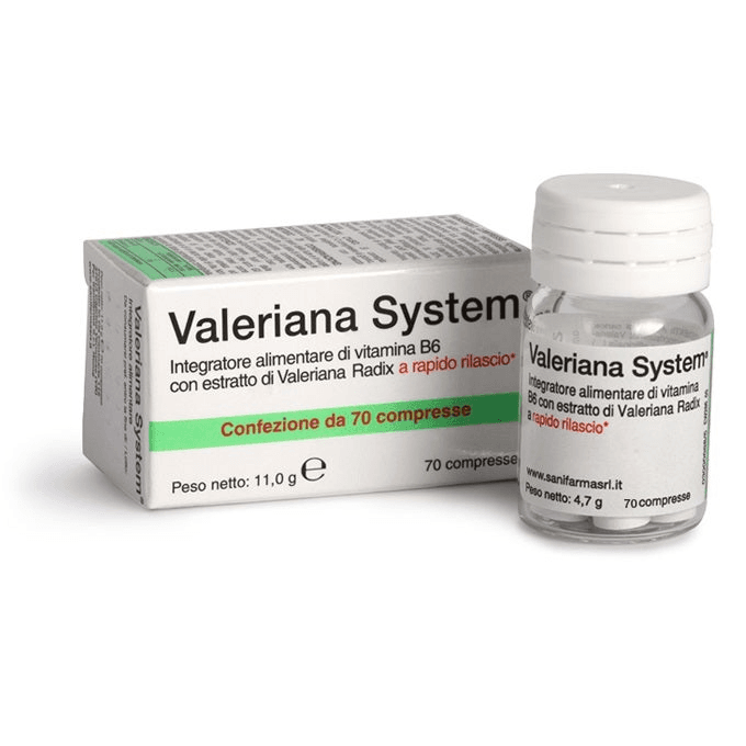 Valeriana System Integratore 70 Compresse