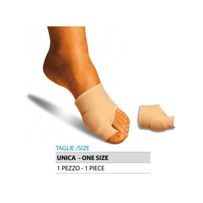 Safte Orione Okped Fascetta Protezione Alluce Valgo in Gel Rivestito in Tessuto