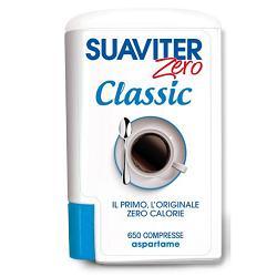 Suaviter Zero Classic Aspartame Dolcificante Zero Calorie 650 Compresse