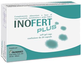 Inofert Plus Integratore per la FunzionalitĆ Ovarica 20 Capsule Softgel