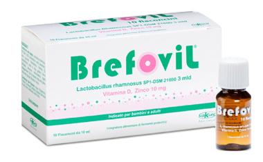 Sakura Italia Brefovil 10 Flaconcini Monodose Da 10 Ml Gusto Lampone