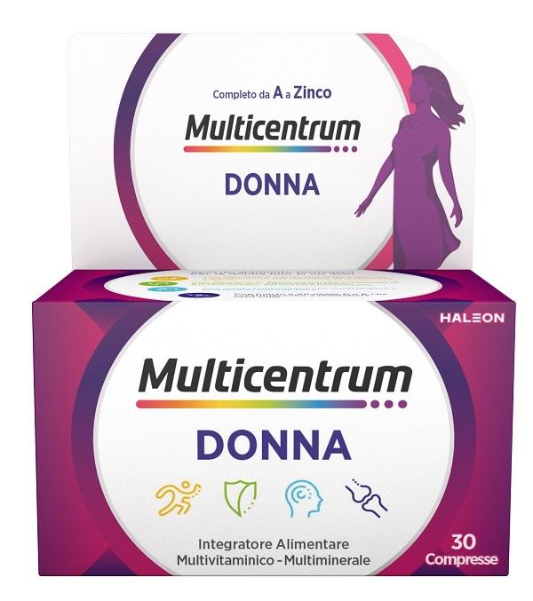 Multicentrum Donna Integratore Alimentare Multivitaminico 30 Compresse