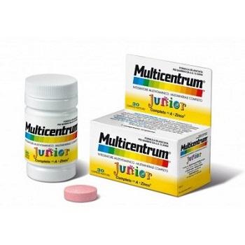 Multicentrum Junior Integratore Vitamine Minerali 30 Compresse Masticabili