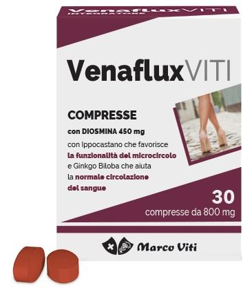Venaflux Viti Integratore per Microcircolo e Circolazione Sanguigna 30compresse