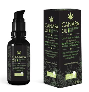 Cantassium Benessere 1968 Canapa Oil Integratore 20 ml