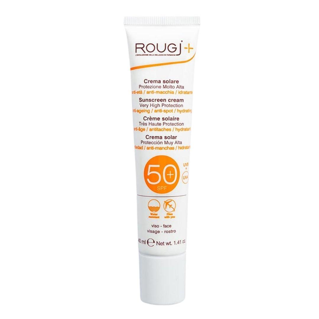 Rougj Crema Solare Viso Spf 50+ Anti-macchia e Anti-age 40 ml