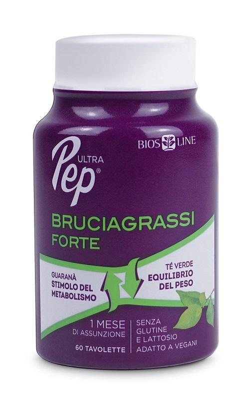 Ultra Pep Integratore Bruciagrassi Forte con GuaranĆ e TĆØ Verde 60 tavolette