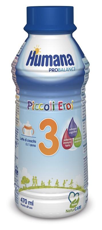 Humana 3 Probalance Liquido Latte di Crescita Bottiglia da 470 ml