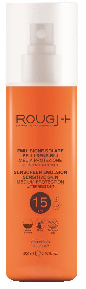 Rougj Protezione Solare Bifasica Spf15 Attivatore di Melanina 200 ml
