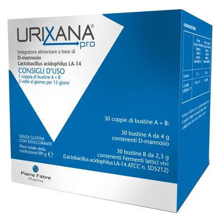 Urixana Pro Integratore Alimentare 30 Bustine A, 30 Bustine B