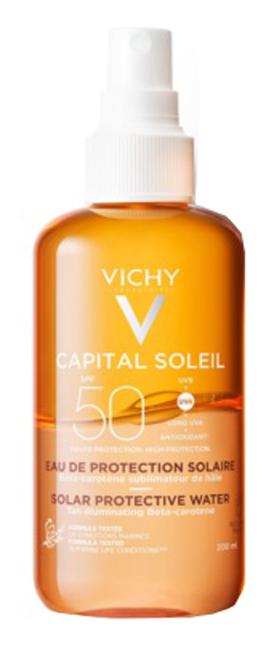 Vichy Capital Soleil Acqua Solare Spray Protettiva Spf50 Abbronzante 200 ml