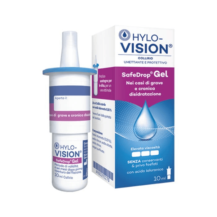 Hylovision Safe Drop Gel Collirio 10ml
