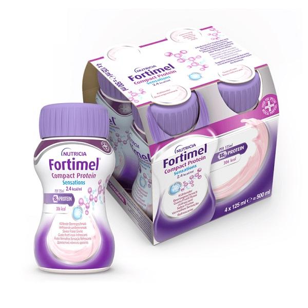 Fortimel Compact Protein Cool Frutti Rossi 4x125ml