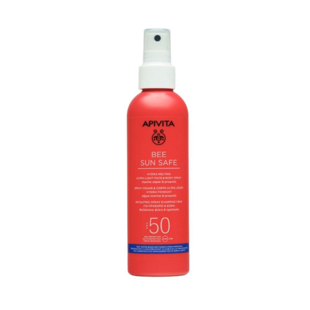 Apivita Bee Sun Safe Spray Hydra Melting Viso Corpo Ultra Leggero SPF50 200ml